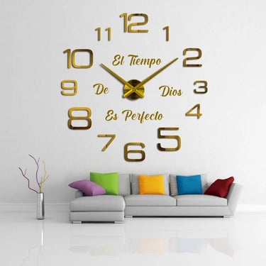 1809 DORADO - CON FRASE - 120 cm x 120 cm